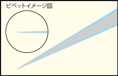 DNAインジェクションピペット イメージ図